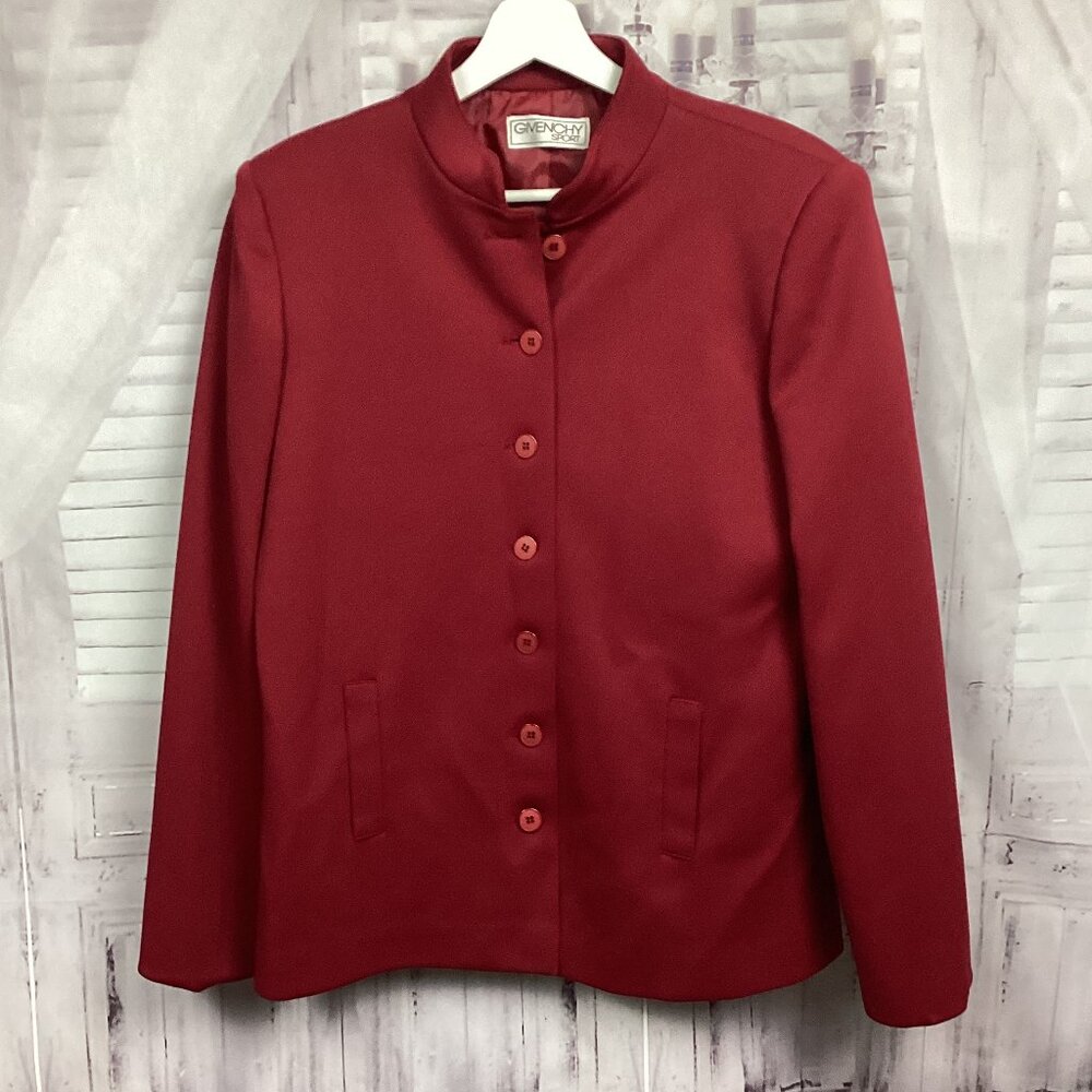 Givenchy Vintage Cherry Red Blazer14
